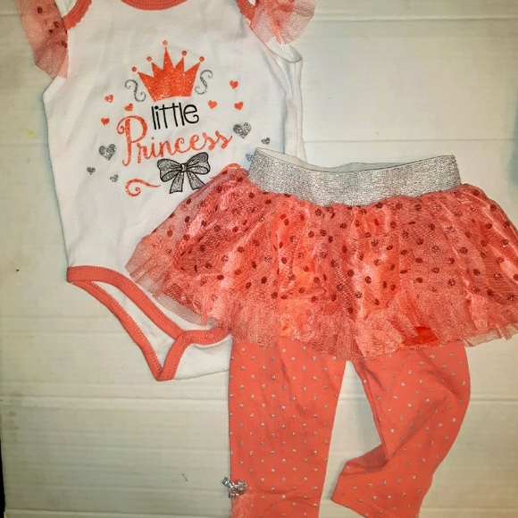 Beautiful Baby Girl Tutu Pant Onesie Sparkle Set 6 - Picture 14 of 15